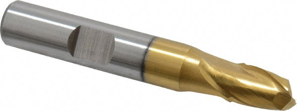 High Speed Steel Keyway End Mill, TiN - Cleveland C38937