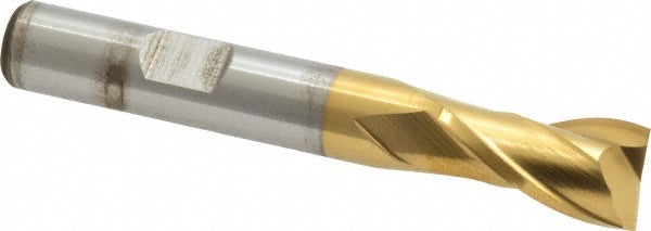 High Speed Steel Keyway End Mill, TiN - Cleveland C38941