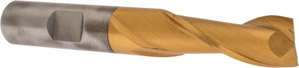 High Speed Steel Keyway End Mill, TiN - Cleveland C38943