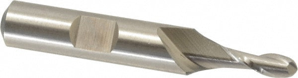 3/16" 2-Flute High Speed Steel Ball End Mill - Cleveland C42111