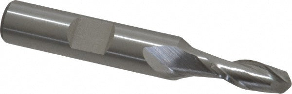 1/4" 2-Flute High Speed Steel Ball End Mill - Cleveland C42114