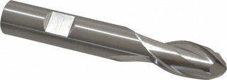 1/2" 2-Flute High Speed Steel Ball End Mill - Cleveland C42124