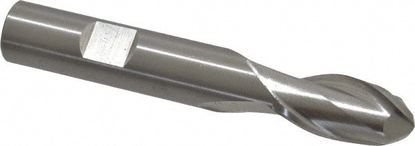1/2" 2-Flute High Speed Steel Ball End Mill - Cleveland C42124
