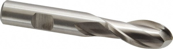 9/16" 2-Flute High Speed Steel Ball End Mill - Cleveland C42126
