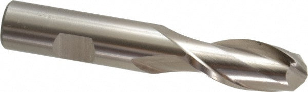5/8" 2-Flute High Speed Steel Ball End Mill - Cleveland C42129