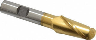 3/4" 2-Flute High Speed Steel Ball End Mill, TiN - Cleveland C39020