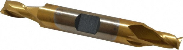1/4" 2-Flute High Speed Steel Square End Mill, TiN - Cleveland C39048
