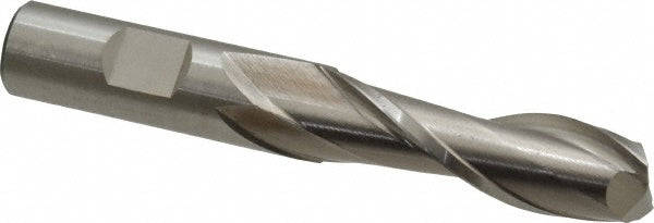 5/8" 2-Flute High Speed Steel Square End Mill - Cleveland C41721
