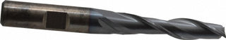 5/16" 2-Flute High Speed Steel Square End Mill, TiCN - Cleveland C39111