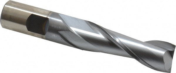 3/4" 2-Flute High Speed Steel Square End Mill, TiCN - Cleveland C39122