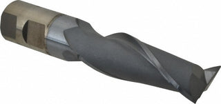 1" 2-Flute High Speed Steel Square End Mill, TiCN - Cleveland C39126