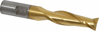 5/8" 2-Flute High Speed Steel Square End Mill, TiN - Cleveland C39091