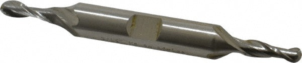 3/16" 2-Flute High Speed Steel Ball End Mill - Cleveland C42186