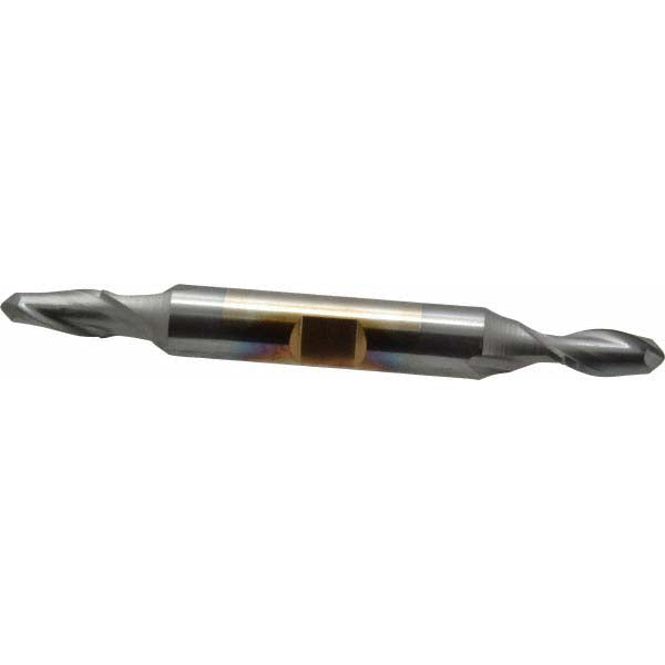 1/4" 2-Flute High Speed Steel Ball End Mill, TiCN - Cleveland C39162