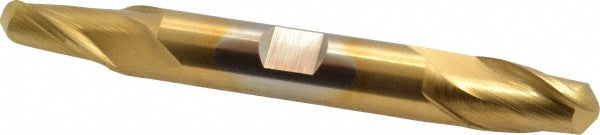 1/2" 2-Flute High Speed Steel Ball End Mill, TiN - Cleveland C39153