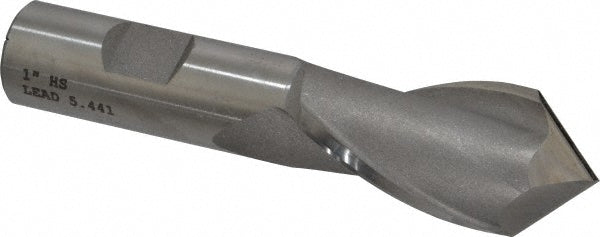 1" 2-Flute High Speed Steel Drill Mill End Mill - Cleveland C40505