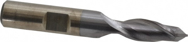 5/16" 2-Flute High Speed Steel Drill Mill End Mill, TiCN - Cleveland C40520
