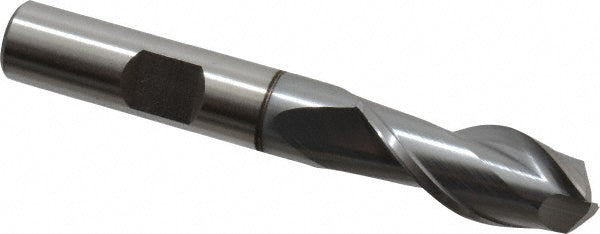 7/16" 2-Flute High Speed Steel Drill Mill End Mill, TiCN - Cleveland C40522