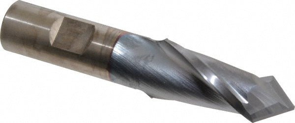 7/8" 2-Flute High Speed Steel Drill Mill End Mill, TiCN - Cleveland C40529