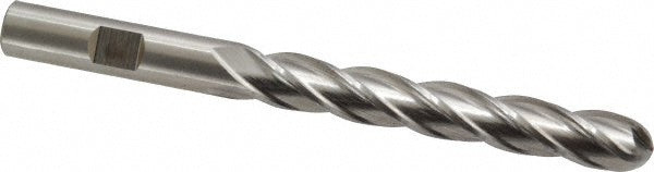 3/8" 4-Flute High Speed Steel Ball End Mill - Cleveland C33346