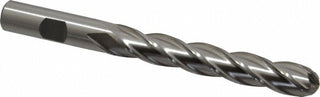 1/2" 4-Flute High Speed Steel Ball End Mill - Cleveland C33347