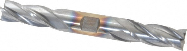 19/32" 4-Flute High Speed Steel Square End Mill, TiCN - Cleveland C33127