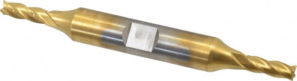 11/64" 4-Flute High Speed Steel Square End Mill, TiN - Cleveland C33062