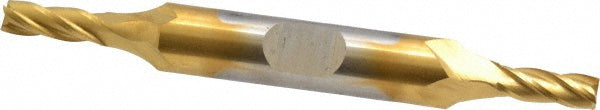 3/16" 4-Flute High Speed Steel Square End Mill, TiN - Cleveland C33063