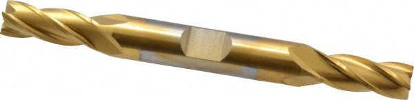 5/16" 4-Flute High Speed Steel Square End Mill, TiN - Cleveland C33071