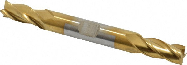 11/32" 4-Flute High Speed Steel Square End Mill, TiN - Cleveland C33073