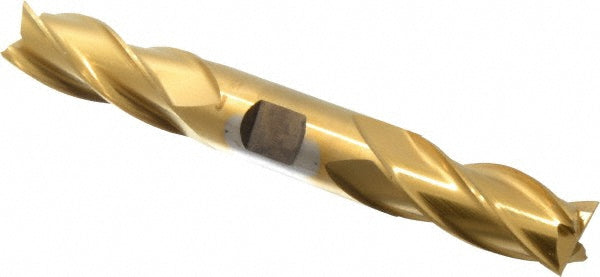 3/4" 4-Flute High Speed Steel Square End Mill, TiN - Cleveland C33091