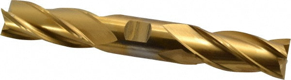 7/8" 4-Flute High Speed Steel Square End Mill, TiN - Cleveland C33095