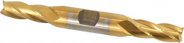 13/32" 4-Flute High Speed Steel Square End Mill, TiN - Cleveland C33077