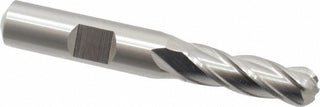 5/16" 4-Flute High Speed Steel Ball End Mill - Cleveland C33302