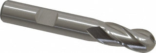 3/8" 4-Flute High Speed Steel Ball End Mill - Cleveland C41289