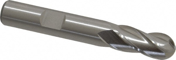 3/8" 4-Flute High Speed Steel Ball End Mill - Cleveland C41289