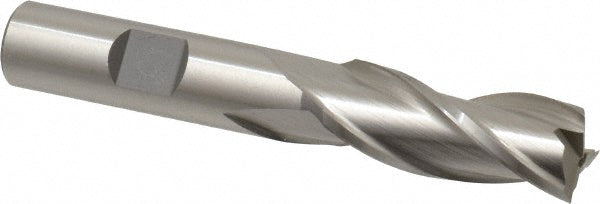 9/16" 3-Flute High Speed Steel Square End Mill - Cleveland C39652