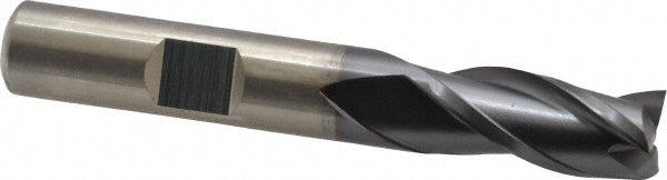 3/8" 3-Flute High Speed Steel Square End Mill, TiCN - Cleveland C39708