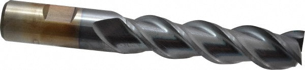 3/4" 3-Flute High Speed Steel Square End Mill, TiCN - Cleveland C39717