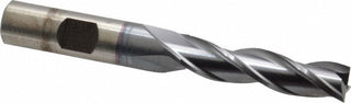 7/16" 3-Flute High Speed Steel Square End Mill, TiCN - Cleveland C39783