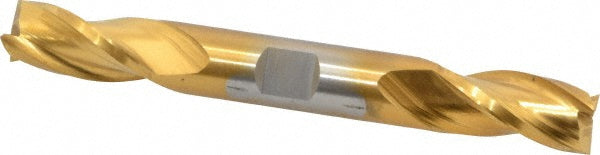 1/2" 3-Flute High Speed Steel Square End Mill, TiN - Cleveland C39608