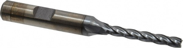 3/16" 4-Flute High Speed Steel Square End Mill, TiCN - Cleveland C33406
