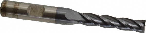 9/32" 4-Flute High Speed Steel Square End Mill, TiCN - Cleveland C33409