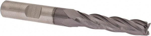 5/16" 4-Flute High Speed Steel Square End Mill, TiCN - Cleveland C33410
