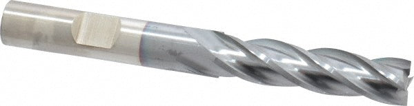3/8" 4-Flute High Speed Steel Square End Mill, TiCN - Cleveland C33412