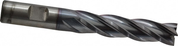 5/8" 4-Flute High Speed Steel Square End Mill, TiCN - Cleveland C33417