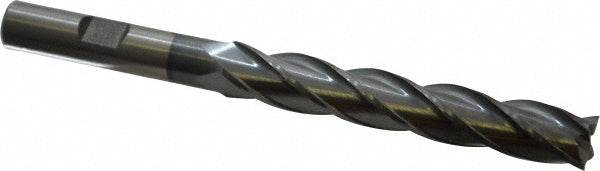7/16" 4-Flute High Speed Steel Square End Mill, TiCN - Cleveland C33465