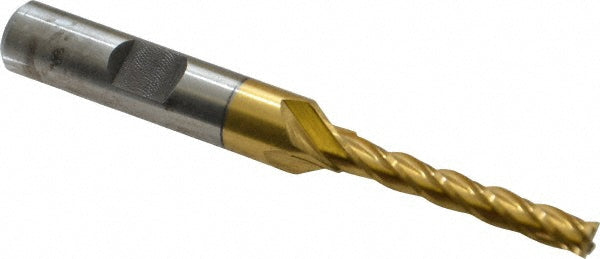 5/16" 4-Flute Cobalt Square End Mill, TiN - Cleveland C32953