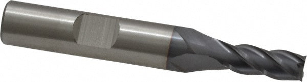 1/4" 4-Flute Powdered Metal Square End Mill, TiCN - Cleveland C31991