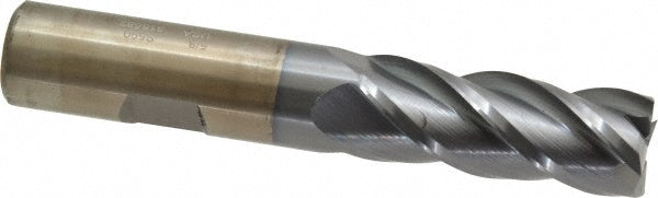 5/8" 4-Flute Powdered Metal Square End Mill, TiCN - Cleveland C32001